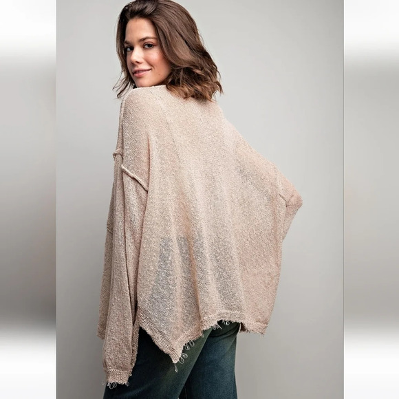 New! Easel Long Sleeve Knitted Pullover S - Picture 2 of 10